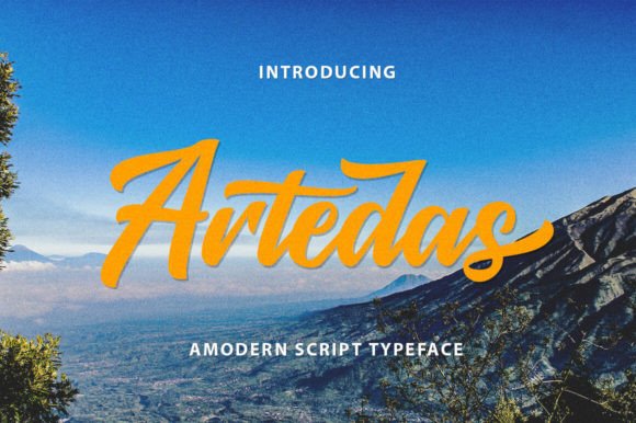 Artedas: A Modern Script Font That Breathes Quiet Confidence