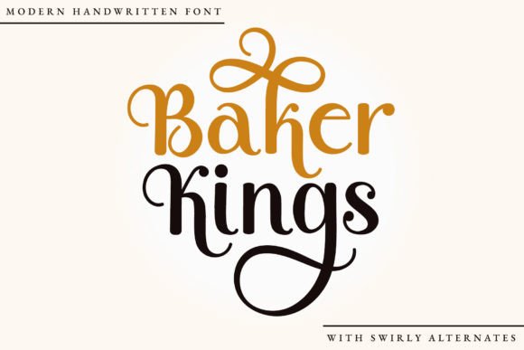 Baker Kings: A Handwritten Font That Makes Your Brand Feel Inviting