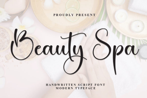 Beauty Spa: A Handwritten Font That Elevates Real Small Business Branding