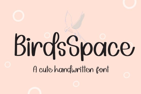 Birdsspace Font: A Delightful Handwritten Display Typeface for Digital Brands