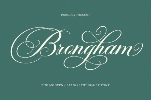 Brongham: A Premium Script Font That Elevates Campaign Visuals
