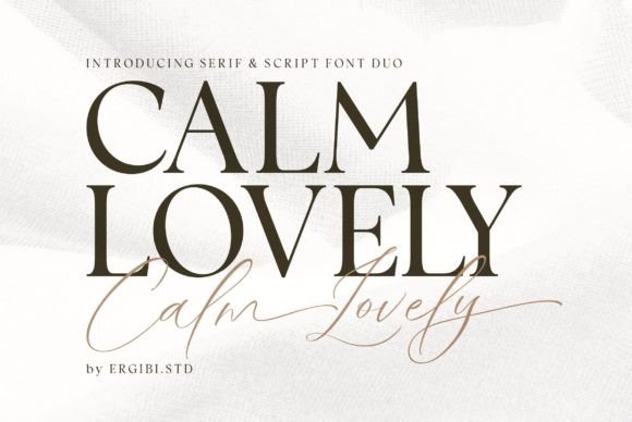 Calm Lovely: A Premium Font That Makes Your Campaigns Instantly Clear