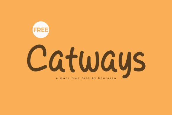 Catways: A Handwritten Font for Editorial Elegance