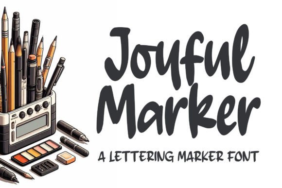 Joyful Marker: A Vibrant Script Font for Web Design