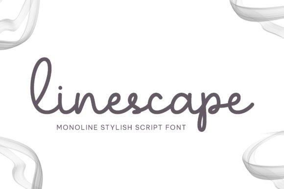 Linescape: A Chic Handwritten Font for Digital Branding