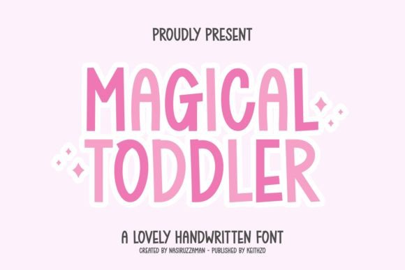 Magical Toddler: A Whimsical Handwritten Font for Playful Campaigns