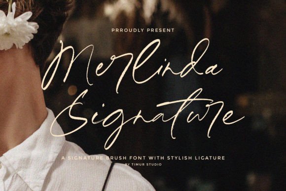 Merlinda Signature: A Premium Script Font for Digital Branding