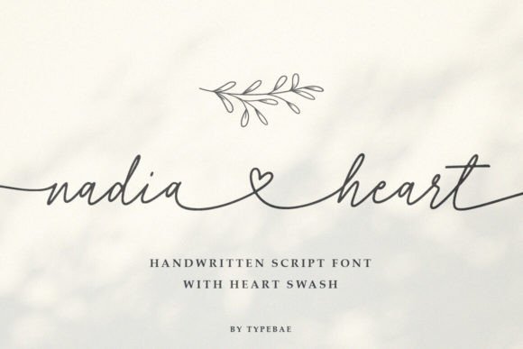 Nadia Heart: A Script Font That Elevates Branding