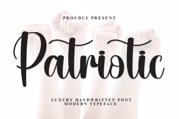 Patriotic: A Handwritten Font for Editorial Elegance