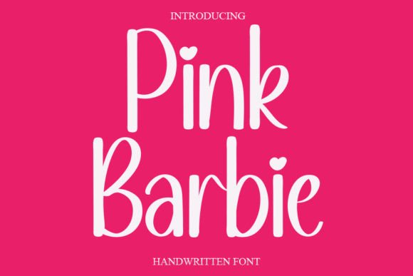 Pink Barbie: A Versatile Script Font for Editorial Design