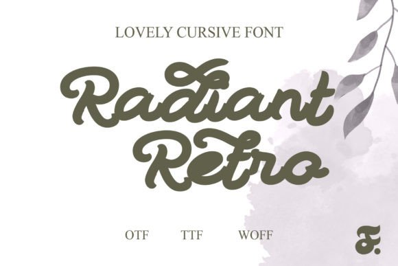 Radiant Retro: A Font That Breathes Vintage Into Modern Craft