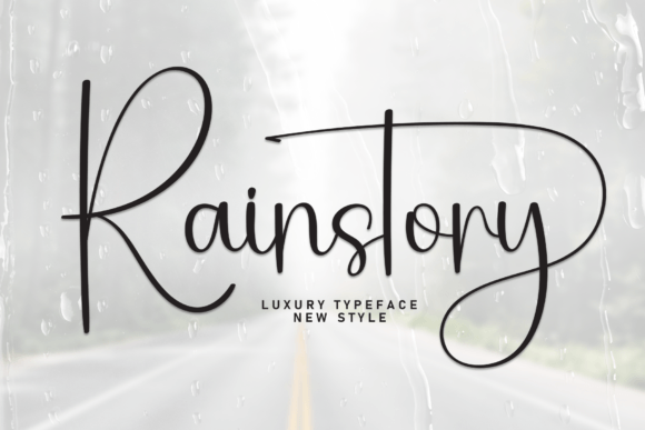 Rainstory: A Handwritten Font with a Warm, Playful Personality