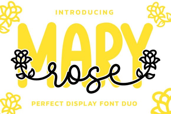 Rose Mary Duo: A Playful Script + Sans Font Pair for Campaign Design