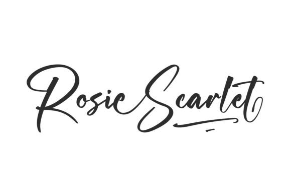 Rosie Scarlet: A Font That Elevates Your Brand’s Visual Story