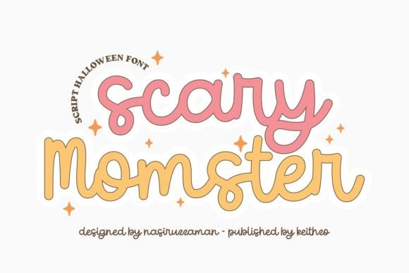 Scary Momster: A Handwritten Font with Heart for Halloween Editorial Design