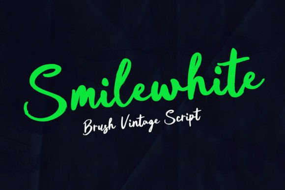 Smile White: A Timeless Script Font for Editorial Design