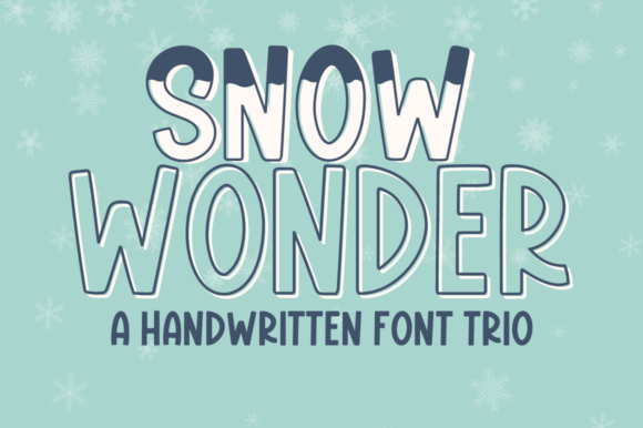 Snow Wonder Trio: A Handwritten Font That Delivers Campaign Charm