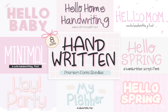 Spring Handwritten Bundles: A Fresh, Elegant Font for Handmade Creators