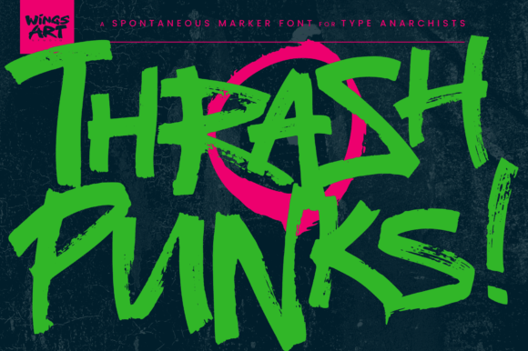Thrash Punks: The Font That Screams Before You Scroll