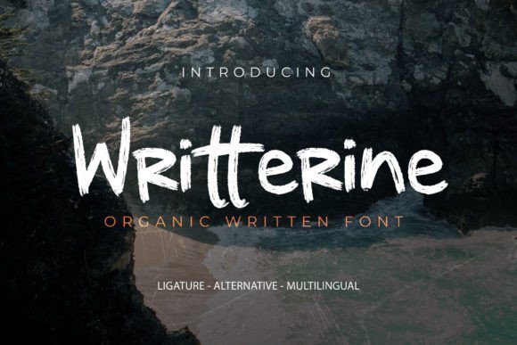 Writterine: An Organic Brush Script Font That Feels Like Hand-Painted Magic